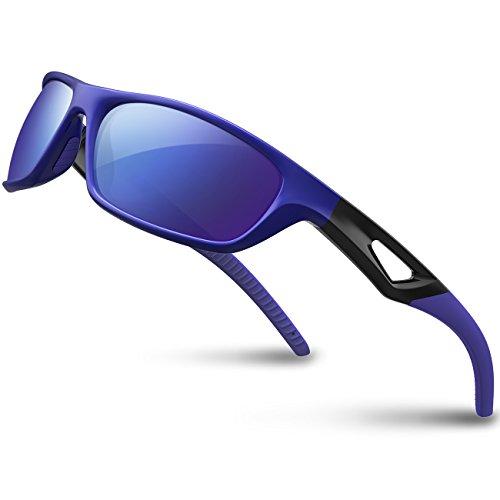 Polarized sunglasses with unbreakable frames for active men and women great for UV Protection Sports Fishing Driving Cycling, Jogging, Golfing