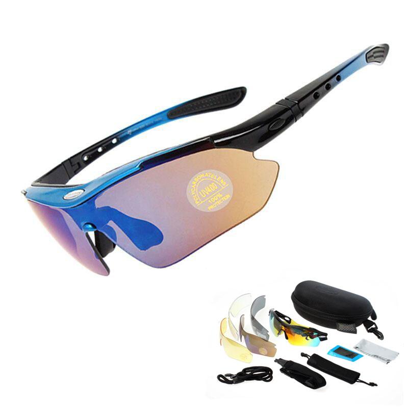 CHEX Europa Fishing Sportsglasses Sunglasses 5 Interchangeable Lenses Hard Case 