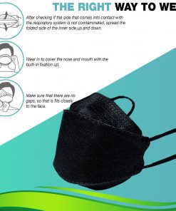 1 Pack Protective Korean Style Face Mask 10PCS/Pack Black