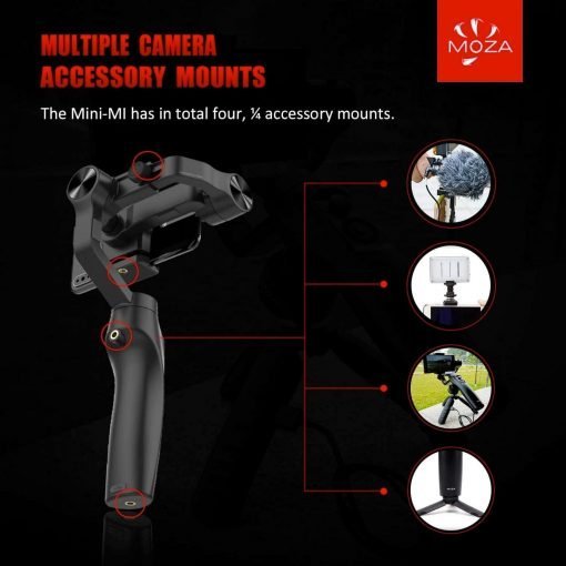 MOZA Mini-MI 3-Axis Gimbal stabilizer for Smartphone iPhone Vlog Youtuber Live Video