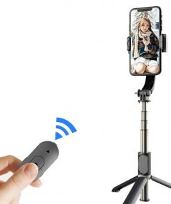 Gimbal Stabilizer for Smartphone with Extendable Bluetooth Selfie Stick