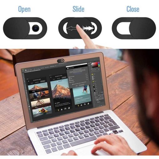 6 Pack Ultra-Thin Universal Laptop Web Camera Cover Compatible with Most In-built Web Cams In Smartphones, Tablets & Laptops