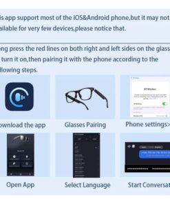 Smart Bluetooth Audio Sunglasses – Open-Ear Sound
