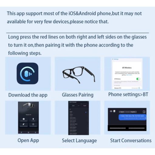 Smart Bluetooth Audio Sunglasses – Open-Ear Sound