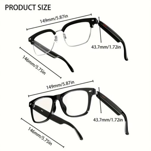 Smart Bluetooth Audio Sunglasses – Open-Ear Sound