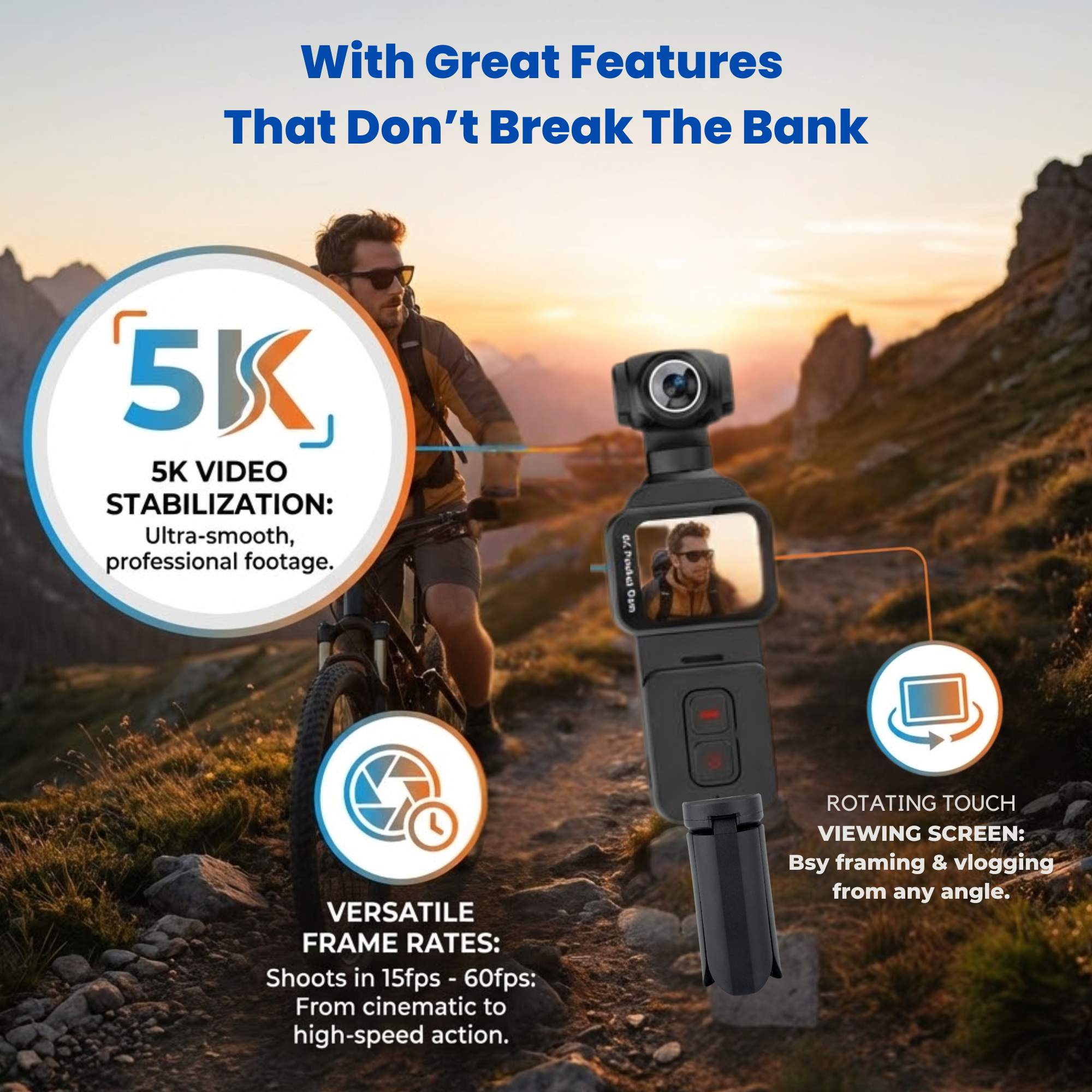 Vlogging Pocket Action Camera 8 Vlogging Pocket Action Camera